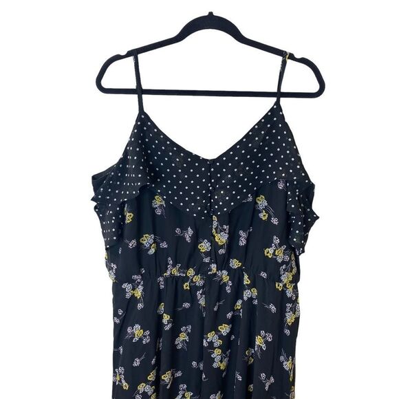 🎉Maurice’s Floral Cold Shoulder Polkadot Top Dress Sz 2X - Picture 2 of 9